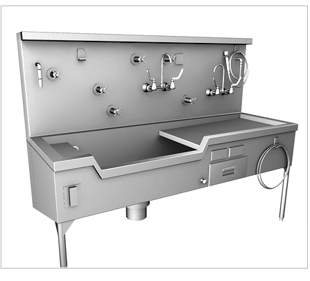 EMBALMING SINK  (b)